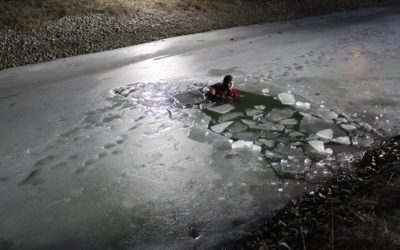 Übung Eisrettung