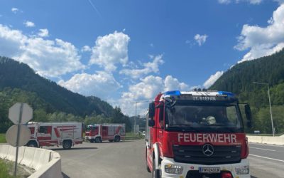 B08 Fahrzeugbrand Gleinalmtunnel